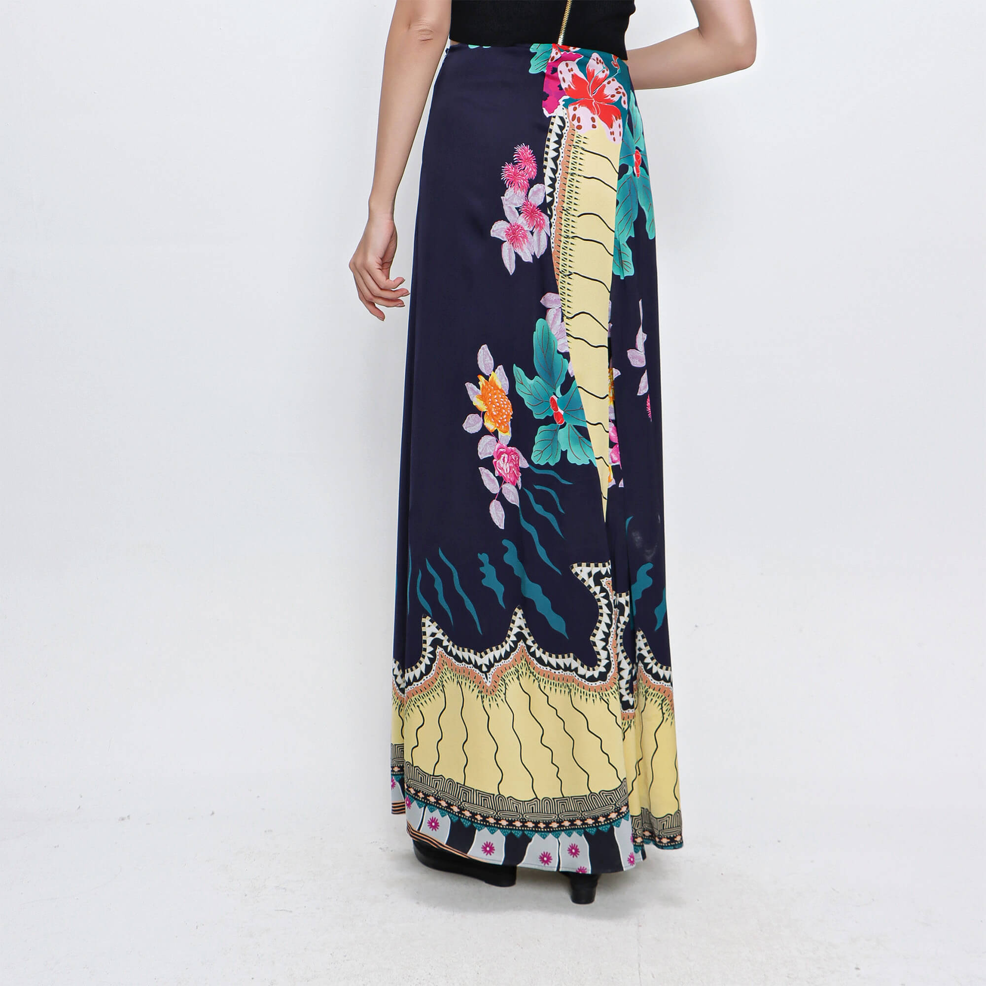 Etro - Floral Silk Maxi Skirt